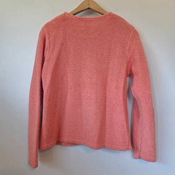 LL Bean Women's Coral Crewneck Pullover sweater - Small - Picture 2 of 5